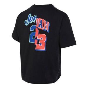 Футболка Air Jordan Oversized Crew T-Shirt 'Black', черный