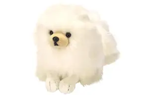 Милые искусственные плюшевые игрушки-пудели для успокоения, высота около 22 см SUNLEMONORIGINAL, pomeranian p-6452