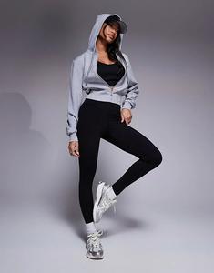 Мягкие на ощупь леггинсы для йоги с обхватом талии черного цвета ASOS 4505