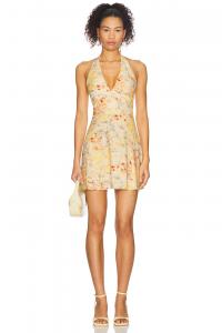 Mira мини-платье Faithfull The Brand, adeline floral yellow