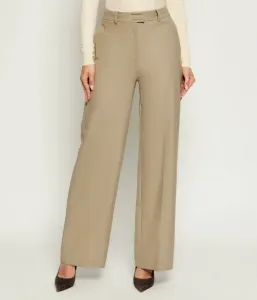 Брюки loose fit Patrizia Pepe, бежевый