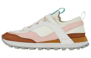 FERRAGAMO Gancini Lifestyle Shoes Women's Low-top White/pink/brown