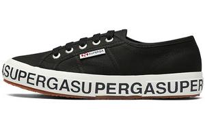 Кеды унисекс с низким верхом черного цвета Superga