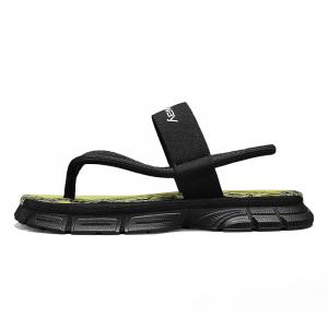Мужские шлепанцы, устойчивые к запахам, износостойкие, быстросохнущие, черно-зеленые DEERWAY, Black Green