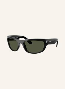 Солнцезащитные очки rb2289 mega balorama Ray-Ban, черный/зеленый