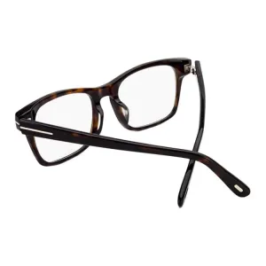 TF Plate Square Prescription Glasses Unisex Tortoiseshell TOM FORD, tf6150-d-b-052 tortoiseshell