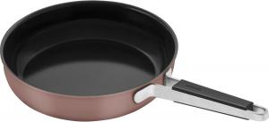 Сковорода Zwilling Pure из нержавеющей стали с керамическим антипригарным покрытием, 27,9 см, розовая