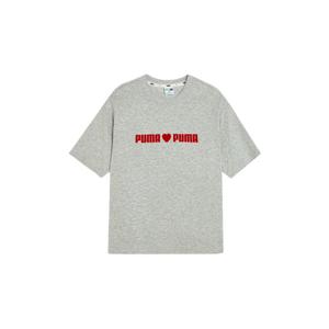 Футболка для детей с круглым вырезом тонкая PUMA, серый