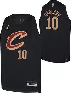 Jordan Черная майка Nike Youth Cleveland Cavaliers Darius Garland #10 Dri-FIT Swingman