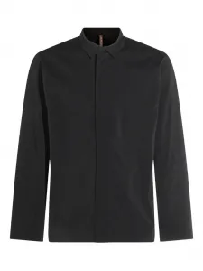 Рубашка Metry с длинными рукавами и застежкой на пуговицы Arc'teryx, черный