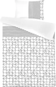 Комплект постельного белья Kennedy 100-FR, черный, 140 x 200 см / 65 x 65 см Kayoom GmbH