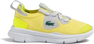 Детские кроссовки Lacoste Baby Neo Run Knit, желтый/серый/светло-серый
