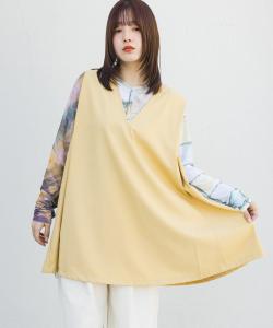 Мини-платье с защипами на плечах Kbf, цвет Beige