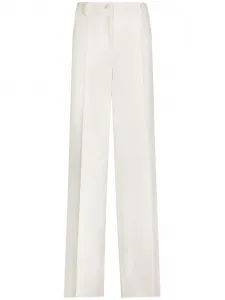 Широкие брюки строгого кроя DOLCE & GABBANA, белый