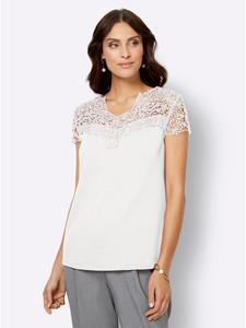Кружевная рубашка цвета экрю WITT WEIDEN