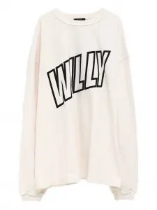 Футболка с длинным рукавом Willy Chavarria, белый