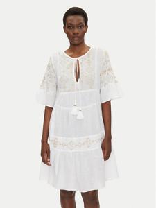 Летнее платье свободного покроя IC25-018 Iconique, белый