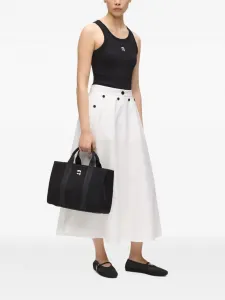 Сумка-тоут Ikon среднего размера Karl Lagerfeld, черный