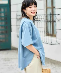 Поврежденная футболка-пончо Studio Clip, цвет Blue 80