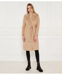 Шерстяное пальто Lauren Ralph Lauren, бежевый