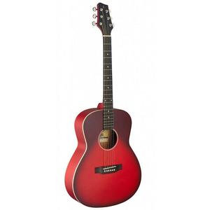 Акустическая гитара Stagg Auditorium Full Size Student Acoustic Guitar - Trans Red