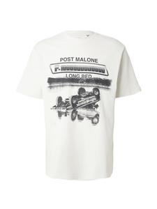 Only & Sons Футболка 'ONSPOST MALONE' в белом цвете