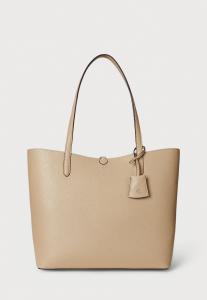 Сумка для покупок FAUX LEATHER LARGE REVERSIBLE TOTE BAG Lauren Ralph Lauren, песочный