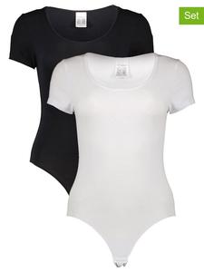 Vivance Комплект из 2 боди черно-белого цвета