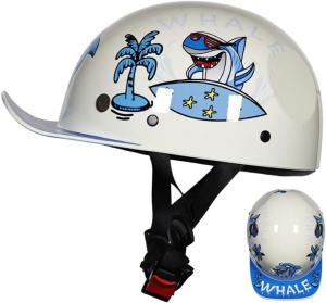 Шлем детский Yagteycll Retro для скутера, белый