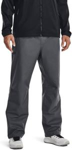 Мужские дождевые штаны Under Armour UA Stormproof Lined - водонепроницаемые и дышащие, Pitch Gray/Black