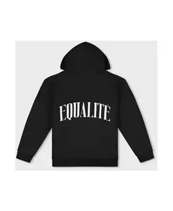 Толстовка Oliver оверсайз на молнии Equalite, черный