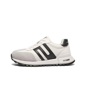 Антискользящие и износостойкие утепленные повседневные ботинки Height Increasing для мужчин BELLE, белый/серый/черный (Fleece-Lined)