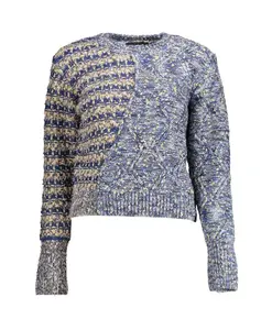 Синий полиэстеровый свитер Desigual, мультиколор