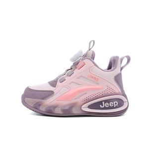 Детские баскетбольные кроссовки Low top Jeep, розовый фиолетовый[fleece-lined-upgraded]