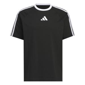 Adidas Футболка с коротким рукавом 3 Stripes мужская Black