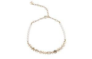 CHANEL Золотое ожерелье для женщин