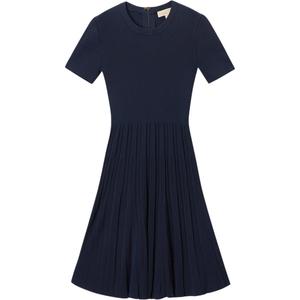 MICHAEL KORS Женское платье с короткими рукавами Navy Blue