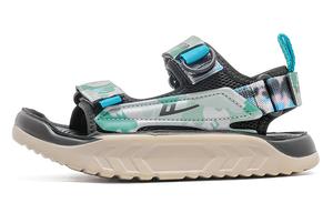 Легкие детские сандалии Kids' WARRIOR, зеленый/черный/камуфляж