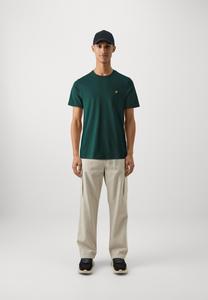 Базовая футболка Plain Lyle & Scott, темно-зеленая