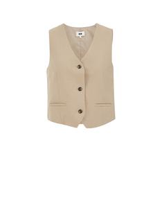 Блейзер WE Fashion, бежевый