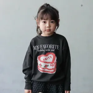 Флисовая толстовка с принтом «Сладости» разных цветов Branshes, цвет Black