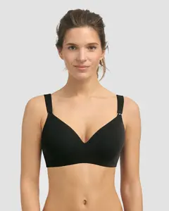 Бюстгальтер для кормления с формованными чашками без косточек Dim, черный
