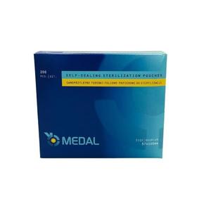 Медаль, Фольга и бумажные пакеты для стерилизации 57х100., Medal