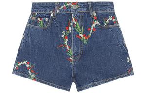 GANNI Джинсовые шорты женские голубые