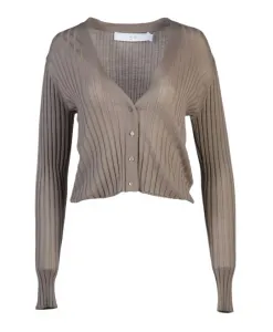 Кардиган Maglie с мастичным узором Iro, коричневый