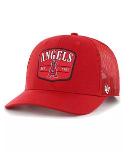 Мужская красная регулируемая шляпа 47 Brand Los Angeles Angels Squad Trucker '47 Brand, красный