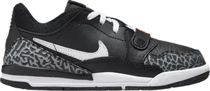 Кроссовки Jordan Legacy 312 Low PS 'Black White Safety Orange', черный
