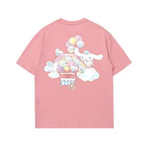 Футболка Unisex CINNAMOROLL Yugui Dog Sanrio, розовый