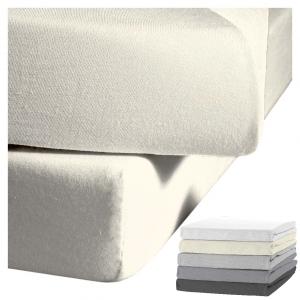 Простыня JACK Biber Spannbettlaken, кремовый