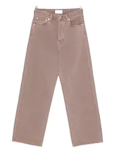 Брюки с пятью карманами Agolde, коричневый